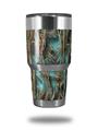 Skin Decal Wrap for Yeti Tumbler Rambler 30 oz WraptorCamo Grassy Marsh Camo Neon Teal (TUMBLER NOT INCLUDED)