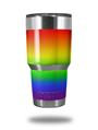 Skin Decal Wrap for Yeti Tumbler Rambler 30 oz Smooth Fades Rainbow (TUMBLER NOT INCLUDED)