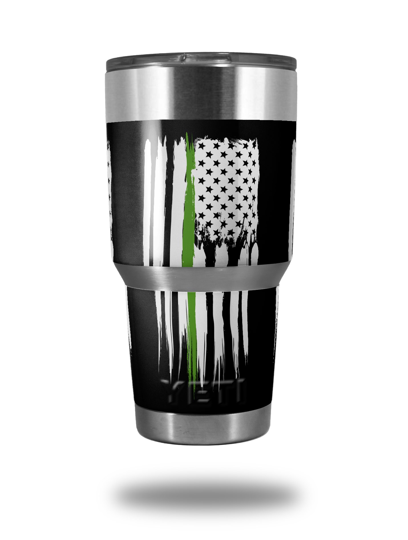 Skin Decal Wrap for Yeti Tumbler Rambler 30 oz Smooth Fades Green