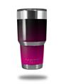 Skin Decal Wrap compatible with Yeti Tumbler Rambler 30 oz Smooth Fades Hot Pink Black (TUMBLER NOT INCLUDED)