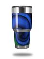 Skin Decal Wrap for Yeti Tumbler Rambler 30 oz Alecias Swirl 01 Blue (TUMBLER NOT INCLUDED)