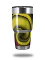 Skin Decal Wrap for Yeti Tumbler Rambler 30 oz Alecias Swirl 01 Yellow (TUMBLER NOT INCLUDED)