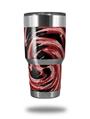 Skin Decal Wrap for Yeti Tumbler Rambler 30 oz Alecias Swirl 02 Red (TUMBLER NOT INCLUDED)