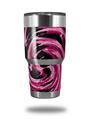 Skin Decal Wrap for Yeti Tumbler Rambler 30 oz Alecias Swirl 02 Hot Pink (TUMBLER NOT INCLUDED)