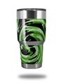 Skin Decal Wrap for Yeti Tumbler Rambler 30 oz Alecias Swirl 02 Green (TUMBLER NOT INCLUDED)