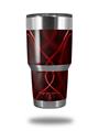 Skin Decal Wrap for Yeti Tumbler Rambler 30 oz Abstract 01 Red (TUMBLER NOT INCLUDED)