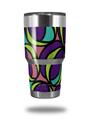 Skin Decal Wrap for Yeti Tumbler Rambler 30 oz Crazy Dots 01 (TUMBLER NOT INCLUDED)