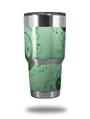 Skin Decal Wrap for Yeti Tumbler Rambler 30 oz Feminine Yin Yang Green (TUMBLER NOT INCLUDED)