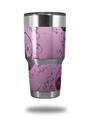 Skin Decal Wrap for Yeti Tumbler Rambler 30 oz Feminine Yin Yang Purple (TUMBLER NOT INCLUDED)