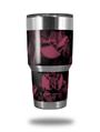 Skin Decal Wrap for Yeti Tumbler Rambler 30 oz Skulls Confetti Pink (TUMBLER NOT INCLUDED)