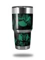 Skin Decal Wrap for Yeti Tumbler Rambler 30 oz Skulls Confetti Seafoam Green (TUMBLER NOT INCLUDED)