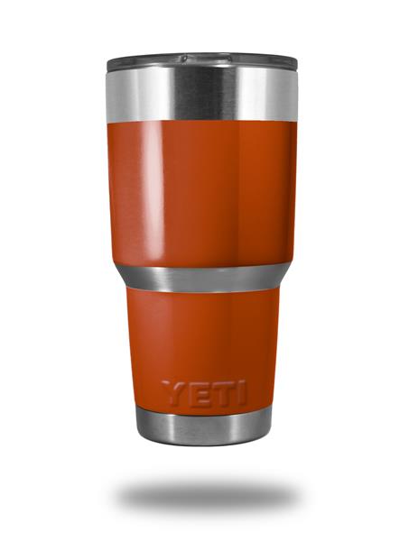 burnt orange yeti tumbler