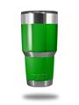 Skin Decal Wrap for Yeti Tumbler Rambler 30 oz Solids Collection Green (TUMBLER NOT INCLUDED)