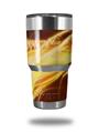 Skin Decal Wrap for Yeti Tumbler Rambler 30 oz Mystic Vortex Yellow (TUMBLER NOT INCLUDED)