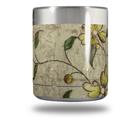 Skin Decal Wrap for Yeti Rambler Lowball - Flowers and Berries Yellow (CUP NOT INCLUDED)