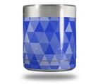 Skin Decal Wrap for Yeti Rambler Lowball - Triangle Mosaic Blue (CUP NOT INCLUDED)