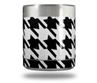 Skin Decal Wrap for Yeti Rambler Lowball - Houndstooth Black and White (CUP NOT INCLUDED)