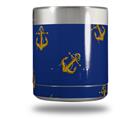 Skin Decal Wrap for Yeti Rambler Lowball - Anchors Away Blue (CUP NOT INCLUDED)