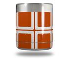 Skin Decal Wrap for Yeti Rambler Lowball - Squared Burnt Orange (CUP NOT INCLUDED)