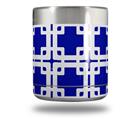 Skin Decal Wrap for Yeti Rambler Lowball - Boxed Royal Blue (CUP NOT INCLUDED)