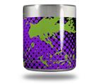 Skin Decal Wrap for Yeti Rambler Lowball - Halftone Splatter Green Purple (CUP NOT INCLUDED)