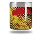 Skin Decal Wrap for Yeti Rambler Lowball - Halftone Splatter Yellow Red (CUP NOT INCLUDED)