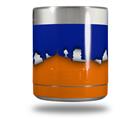 Skin Decal Wrap for Yeti Rambler Lowball - Ripped Colors Blue Orange (CUP NOT INCLUDED)