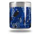 Skin Decal Wrap for Yeti Rambler Lowball - HEX Mesh Camo 01 Blue Bright (CUP NOT INCLUDED)