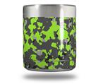 Skin Decal Wrap for Yeti Rambler Lowball - WraptorCamo Old School Camouflage Camo Lime Green (CUP NOT INCLUDED)