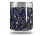 Skin Decal Wrap for Yeti Rambler Lowball - WraptorCamo Old School Camouflage Camo Blue Navy (CUP NOT INCLUDED)