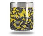 Skin Decal Wrap for Yeti Rambler Lowball - WraptorCamo Old School Camouflage Camo Yellow (CUP NOT INCLUDED)