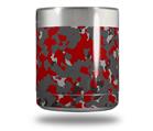 Skin Decal Wrap for Yeti Rambler Lowball - WraptorCamo Old School Camouflage Camo Red (CUP NOT INCLUDED)