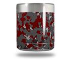 Skin Decal Wrap for Yeti Rambler Lowball - WraptorCamo Old School Camouflage Camo Red Dark (CUP NOT INCLUDED)