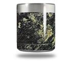 Skin Decal Wrap for Yeti Rambler Lowball - Marble Granite 03 Black (CUP NOT INCLUDED)