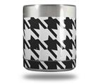 Skin Decal Wrap for Yeti Rambler Lowball - Houndstooth Dark Gray (CUP NOT INCLUDED)