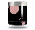 Skin Decal Wrap for Yeti Rambler Lowball - Lots of Dots Pink on Black (CUP NOT INCLUDED)