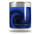 Skin Decal Wrap for Yeti Rambler Lowball - Alecias Swirl 01 Blue (CUP NOT INCLUDED)