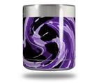 Skin Decal Wrap for Yeti Rambler Lowball - Alecias Swirl 02 Purple (CUP NOT INCLUDED)