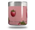 Skin Decal Wrap for Yeti Rambler Lowball - Strawberries on Pink (CUP NOT INCLUDED)