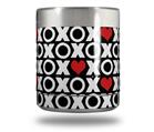 Skin Decal Wrap for Yeti Rambler Lowball - XO Hearts (CUP NOT INCLUDED)