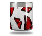 Skin Decal Wrap for Yeti Rambler Lowball - Butterflies Red (CUP NOT INCLUDED)