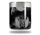 Skin Decal Wrap for Yeti Rambler Lowball - Skulls Confetti White (CUP NOT INCLUDED)