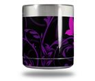Skin Decal Wrap for Yeti Rambler Lowball - Twisted Garden Purple and Hot Pink (CUP NOT INCLUDED)