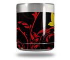 Skin Decal Wrap for Yeti Rambler Lowball - Twisted Garden Red and Yellow (CUP NOT INCLUDED)
