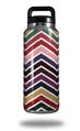 Skin Decal Wrap for Yeti Rambler Bottle 36oz Zig Zag Colors 02 (YETI NOT INCLUDED)