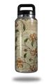 Skin Decal Wrap for Yeti Rambler Bottle 36oz Flowers and Berries Orange (YETI NOT INCLUDED)