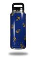 Skin Decal Wrap for Yeti Rambler Bottle 36oz Anchors Away Blue (YETI NOT INCLUDED)