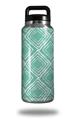 Skin Decal Wrap for Yeti Rambler Bottle 36oz Wavey Seafoam Green (YETI NOT INCLUDED)