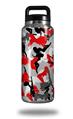Skin Decal Wrap for Yeti Rambler Bottle 36oz Sexy Girl Silhouette Camo Red (YETI NOT INCLUDED)