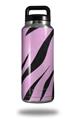 Skin Decal Wrap for Yeti Rambler Bottle 36oz Zebra Skin Pink (YETI NOT INCLUDED)